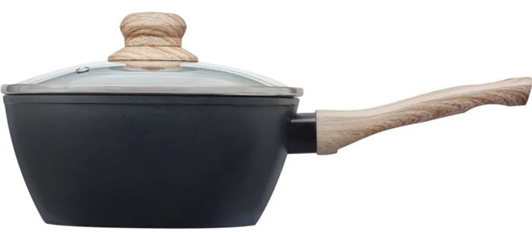PYREX Cook & Care Kookpan 16cm - Anti-aanbaklaag - Zwart