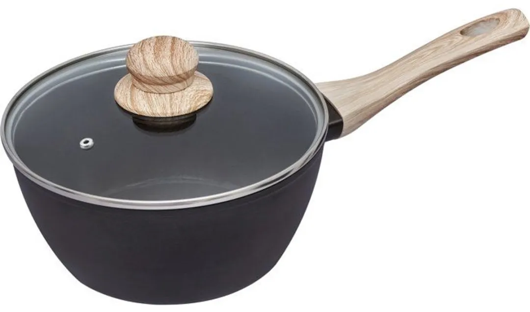 PYREX Cook & Care Kookpan 16cm - Anti-aanbaklaag - Zwart