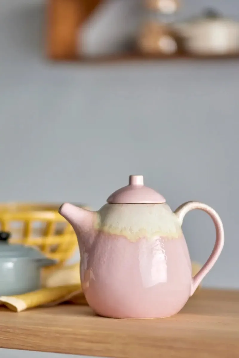 Bloomingville Louisa Theepot Aardewerk - 1,2L - Roze