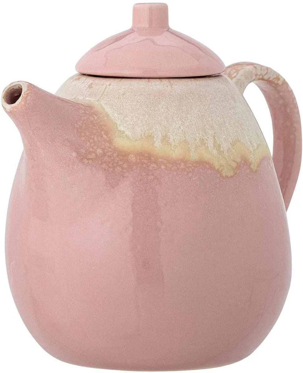 Bloomingville Louisa Theepot Aardewerk - 1,2L - Roze