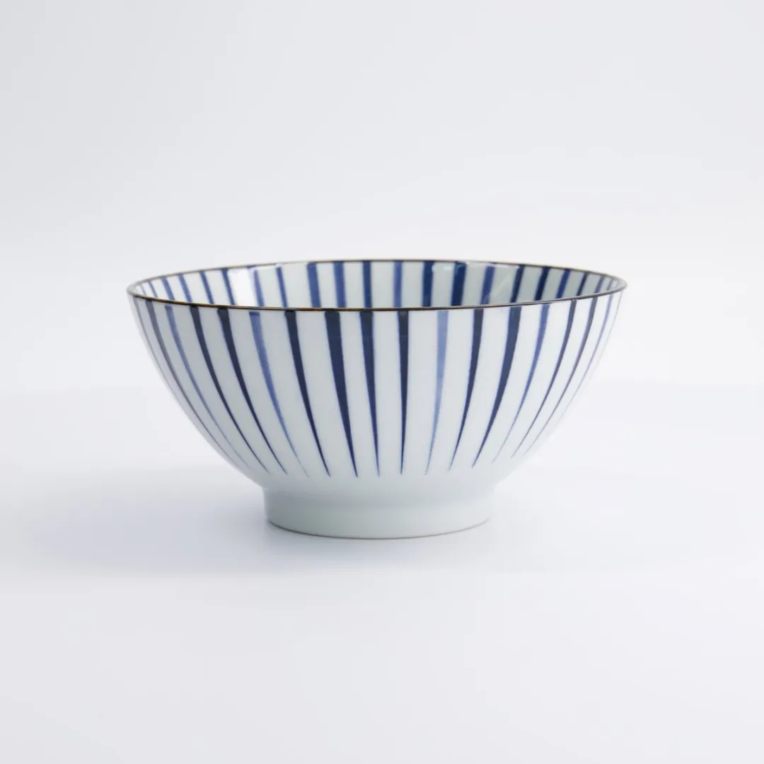 Tokyo Design Studio Mixed Bowl Natsu Tokusa - 17,8x8,7cm - Blauw/Wit