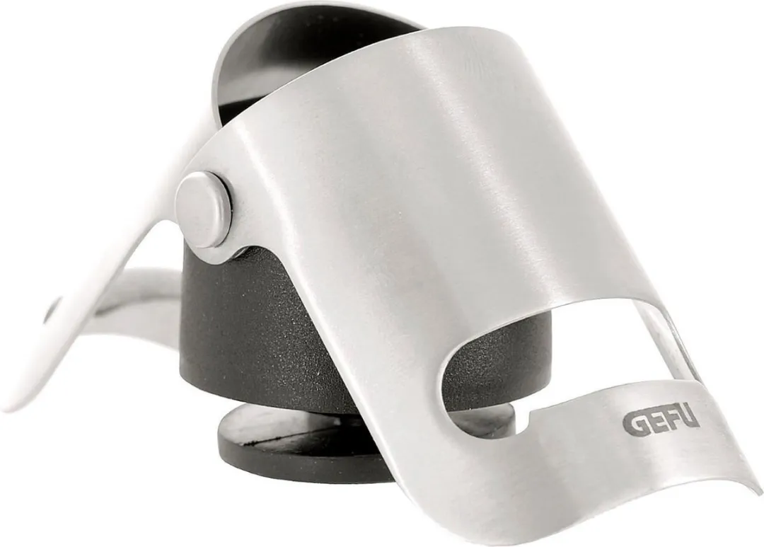 GEFU SPARKY Champagnestop 5.2cm - Zilver/Zwart