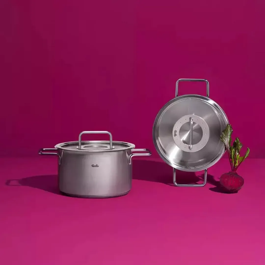 Fissler Pure Collection Kookpan 16cm - RVS - Glasdeksel