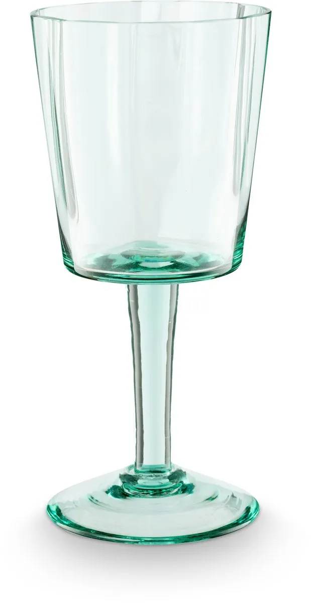 vtwonen Wijnglazen Groen Set 4 - Ø8cm - 0.27L