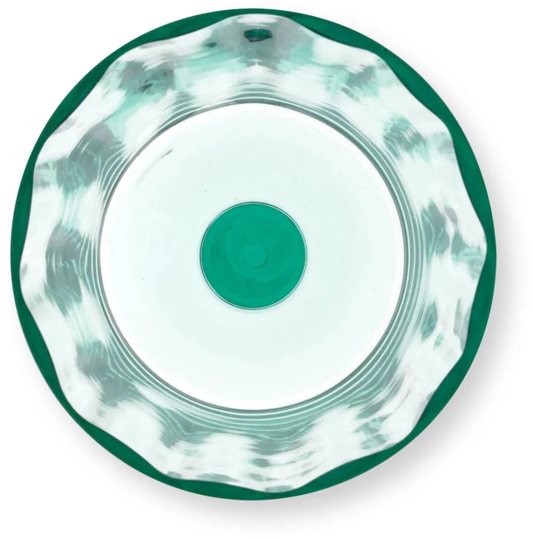 vtwonen Wijnglazen Groen Set 4 - Ø8cm - 0.27L