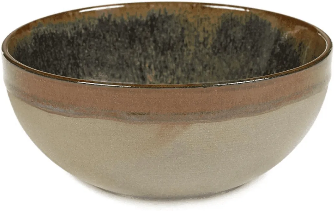 Serax Surface Kom Indi Grey - Ø15cm - 4 Stuks