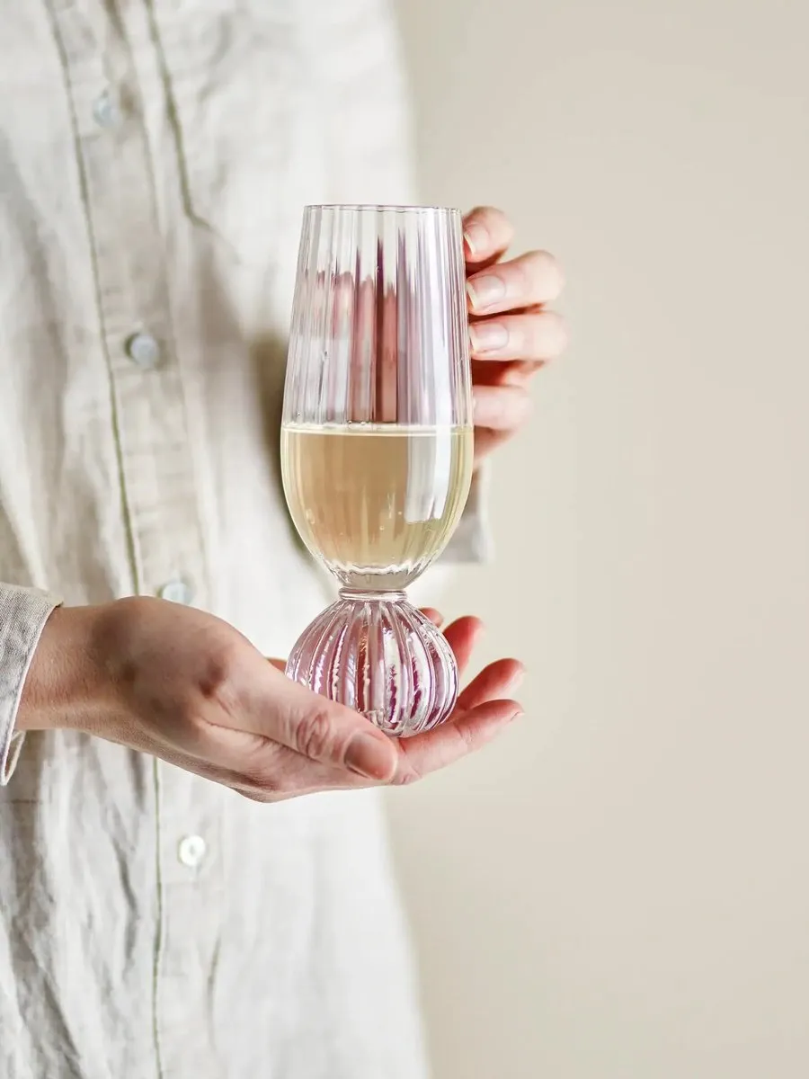 Bloomingville Champagneglas Taurin - Transparant