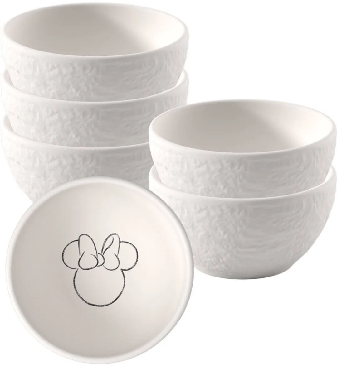 Villeroy & Boch Manufacture Rock Blanc Dipschalen Mickey Mouse