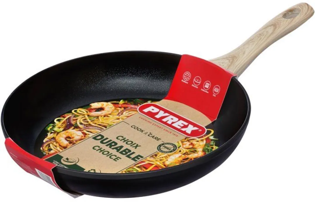 PYREX Cook & Care Koekenpan 30cm - Inductie - Zwart