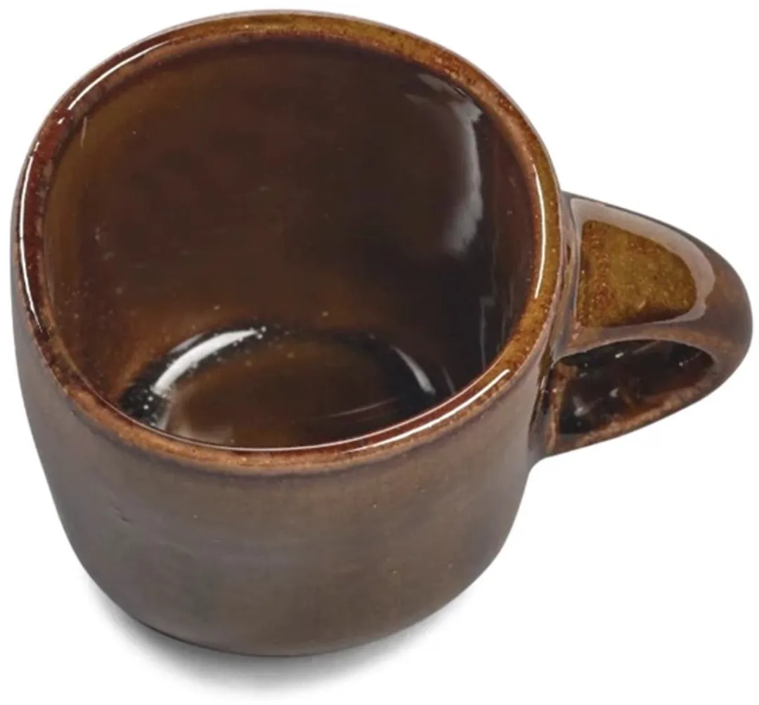 Serax Uncharted Out of Lines Koffiekoppen - 22cl - Ocher - 4 Stuks