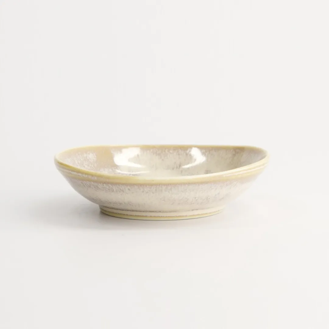 Tokyo Design Studio Titanium Matte Sausschaaltje Ovaal 10x2,6cm