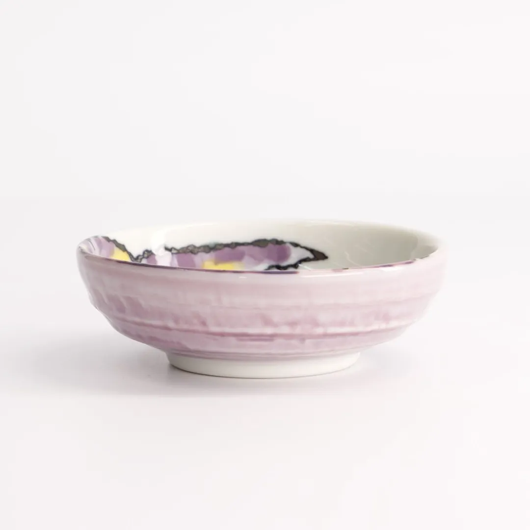 Tokyo Design Studio Seafood Sausschaaltje Krab - Paars 9,5x3cm