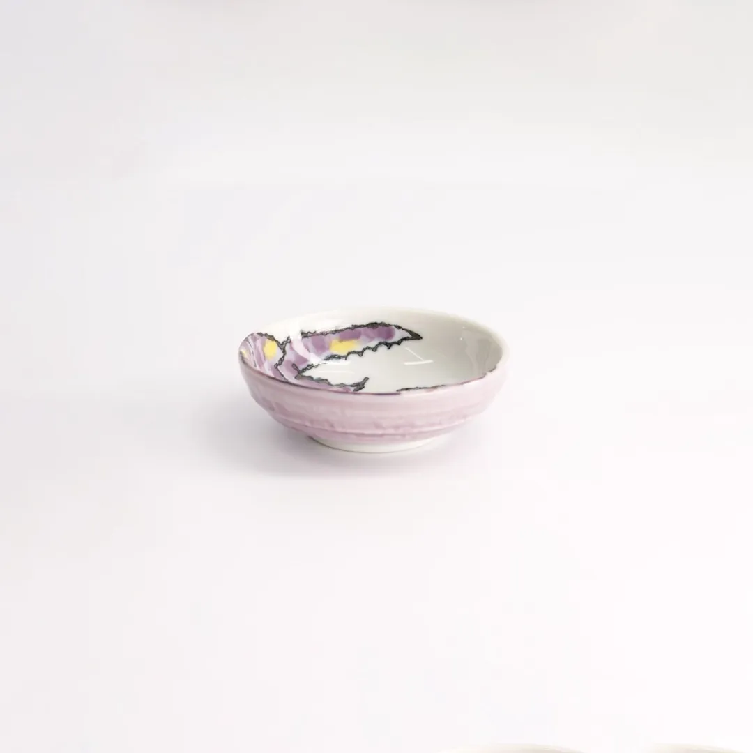 Tokyo Design Studio Seafood Sausschaaltje Krab - Paars 9,5x3cm