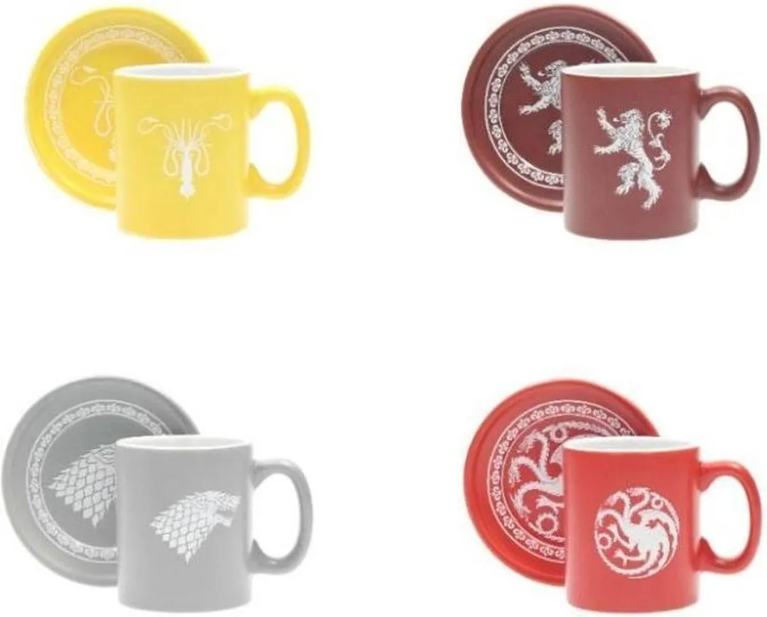 SD Toys Game of Thrones Emblems Espresso Bekers
