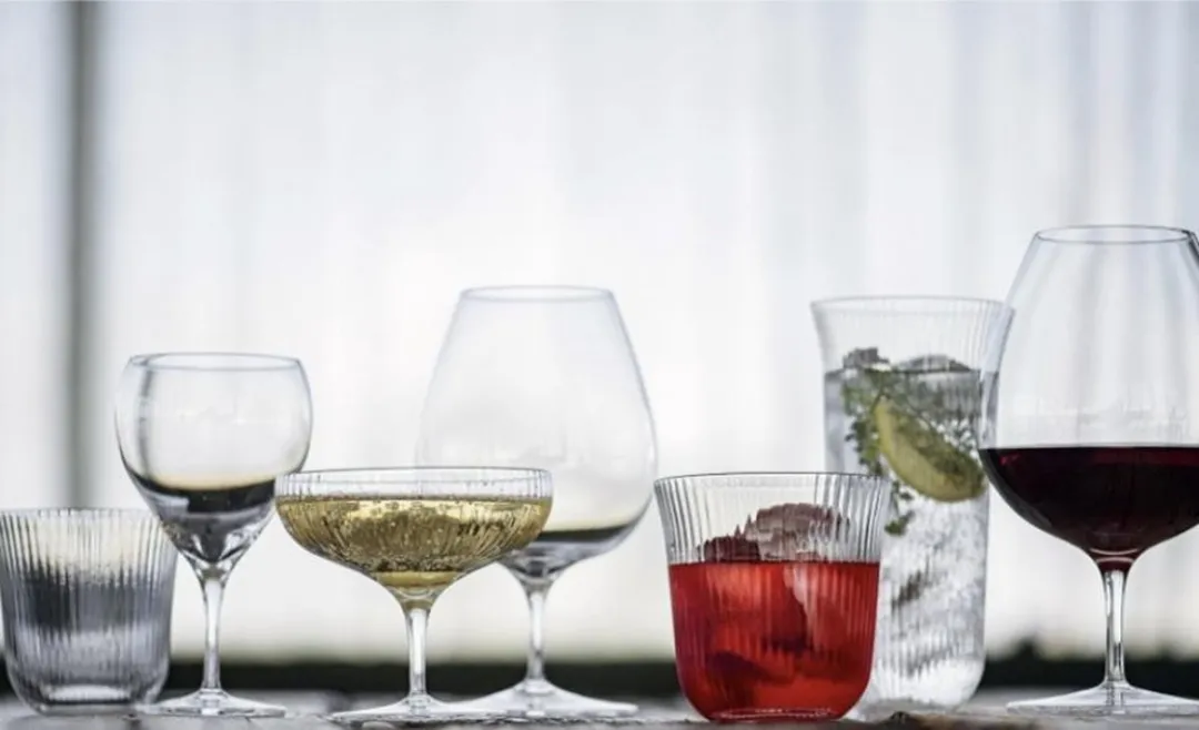 Serax Sergio Herman Inku Champagne Coupe 15cl - Set van 4