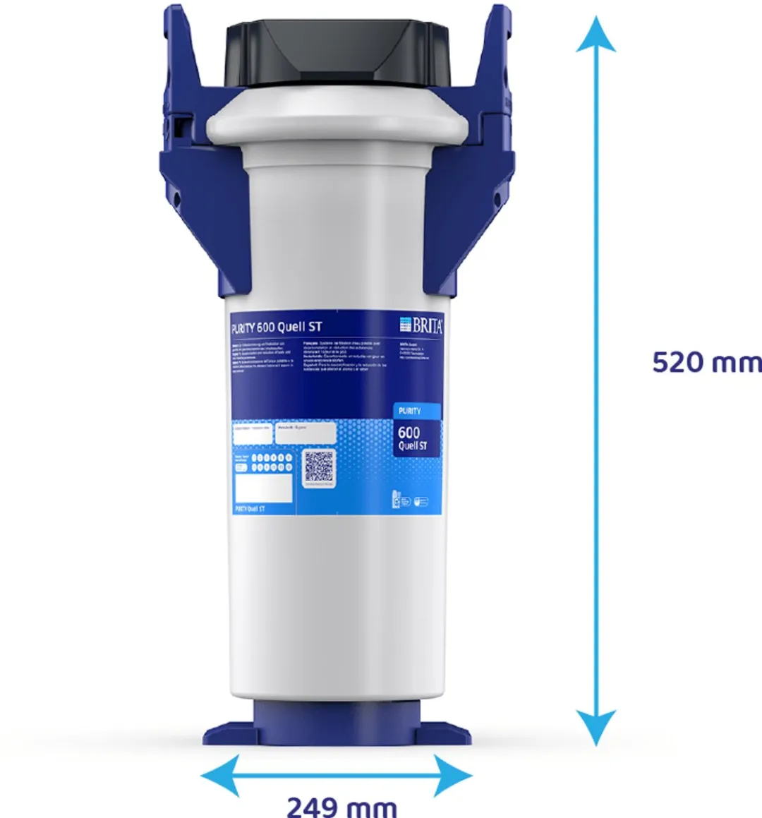 BRITA Purity 600 Quell ST Set - Waterfilter Multicolor