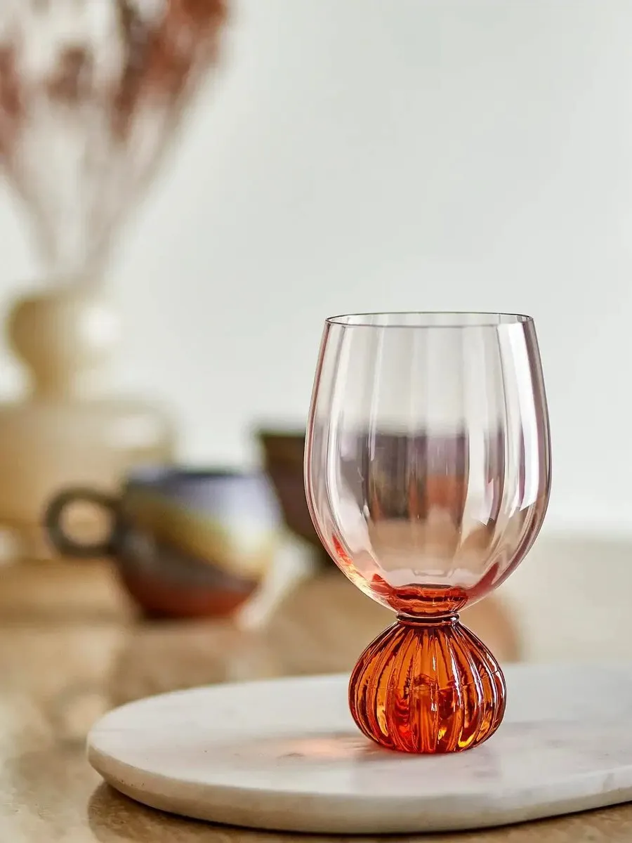 Bloomingville Wijnglas Taurin - Roze