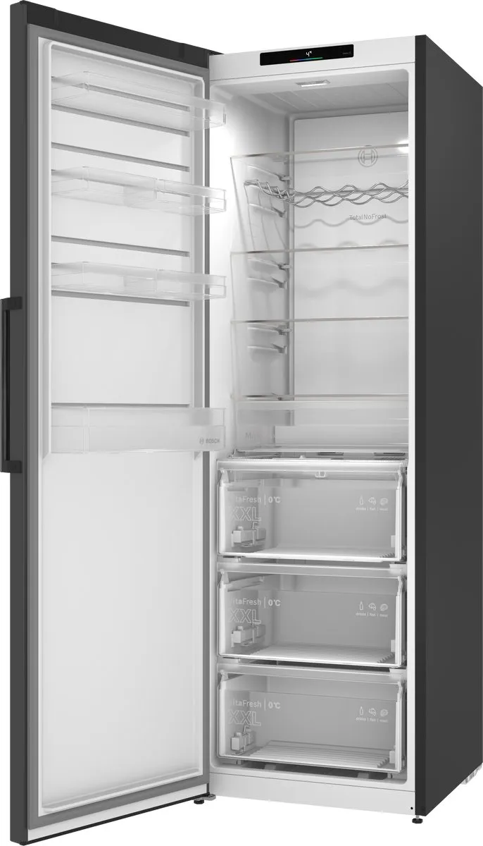 Bosch Serie 4 KSN36VCCG Koelkast 402L - Zwart