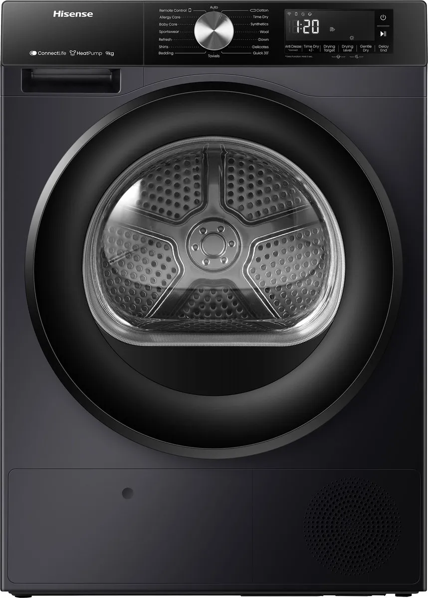 Hisense 3S DH3S902BB3 Warmtepompdroger 9kg