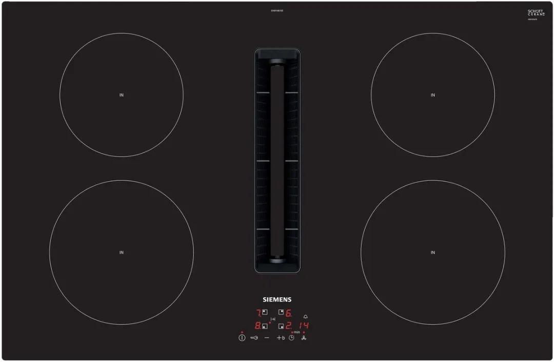Siemens iQ300 EH811BE15E Inductiekookplaat 80cm - 4 Zones - Zwart