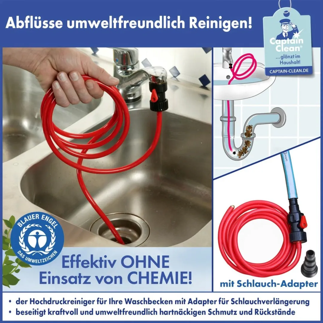 Westfalia WF-1000505 Ontstoppingsslang Power - 2,4m Roze