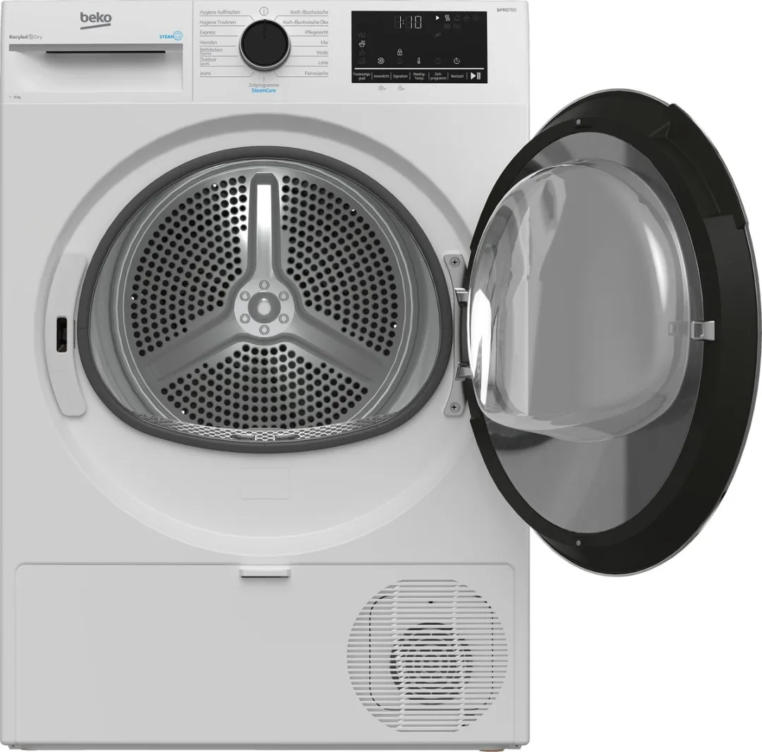 Beko B5T68219 Warmtepompdroger 8 kg - Wit