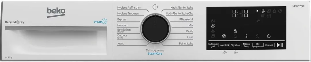 Beko B5T68219 Warmtepompdroger 8 kg - Wit
