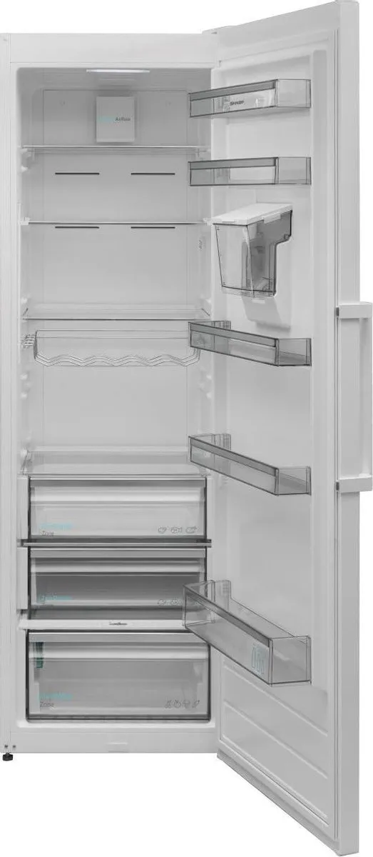 Sharp SJLC41CHDWEEU Koelkast 390L - Wit