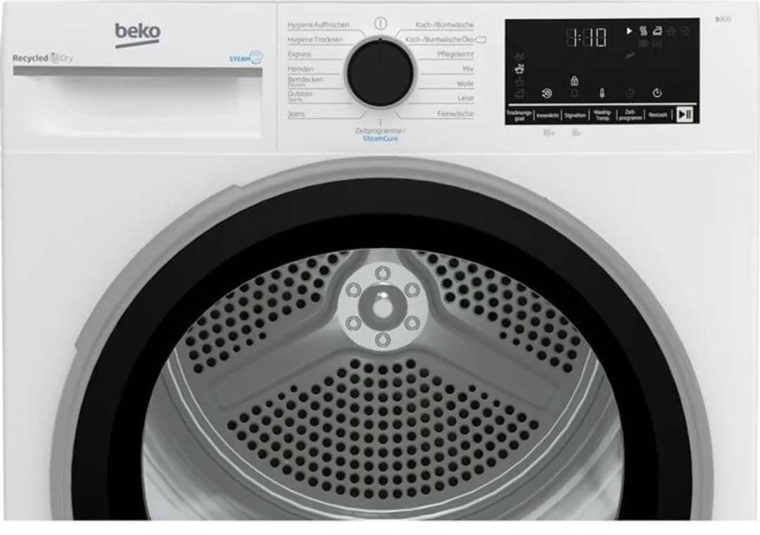 Beko B3T3249S Warmtepompdroger 9 kg - Wit