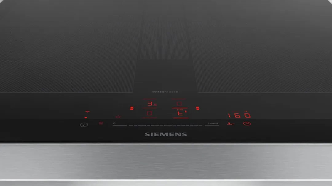 Siemens iQ700 EX675HYC1M Inductiekookplaat 60cm - 4 Zones - Zwart Roestvrijstaal