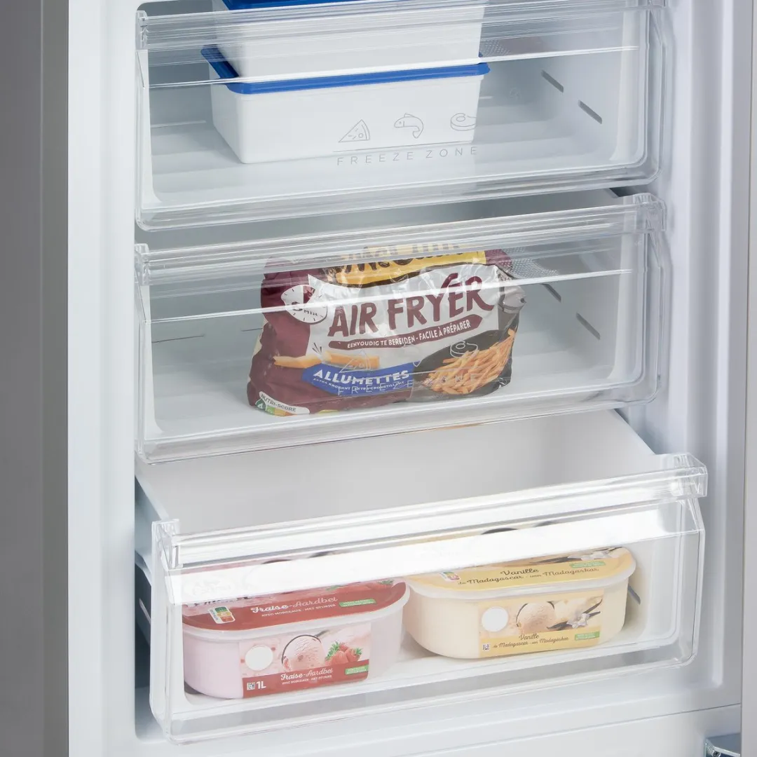 Domo DO91336C Koelvriescombinatie No Frost 310L - Inox