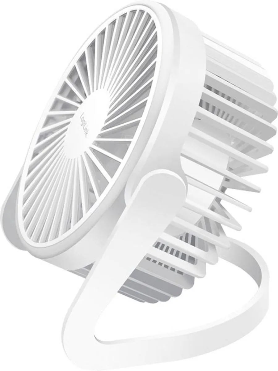 Logilink UA0402 USB-Ventilator - Wit - afbeelding 2 van 4