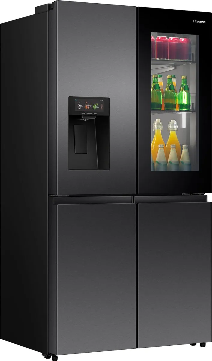 Hisense RQ600P7SKE Amerikaanse Koelkast 615L - Zwart