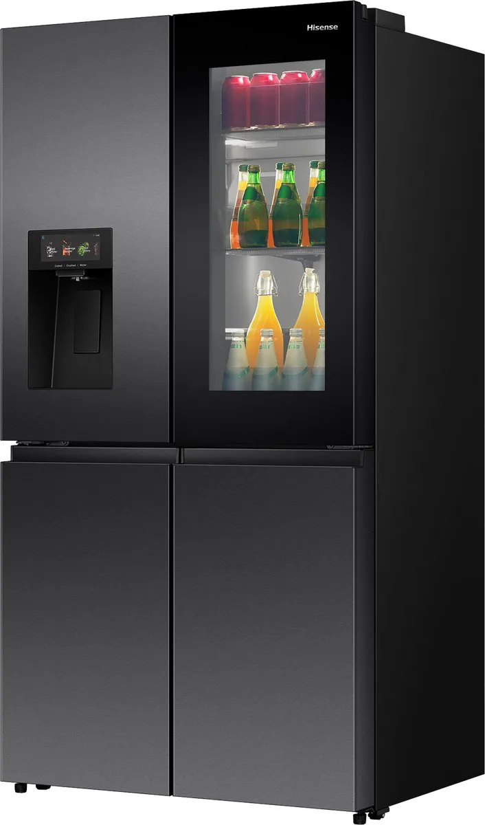 Hisense RQ600P7SKE Amerikaanse Koelkast 615L - Zwart