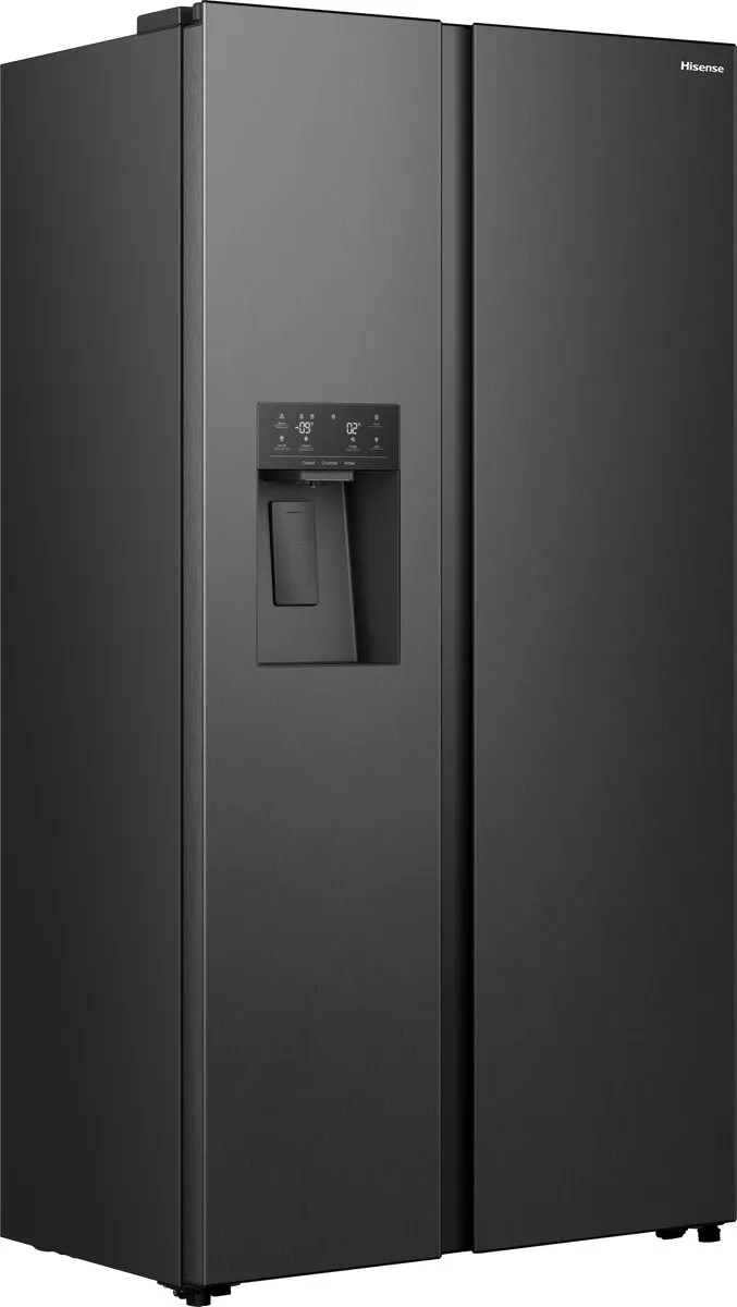 Hisense RS5P528STIE Amerikaanse Koelkast 528L - Zwart
