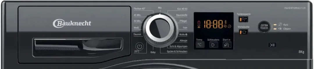 Bauknecht WM BB 814 A Wasmachine 8 kg - Zwart