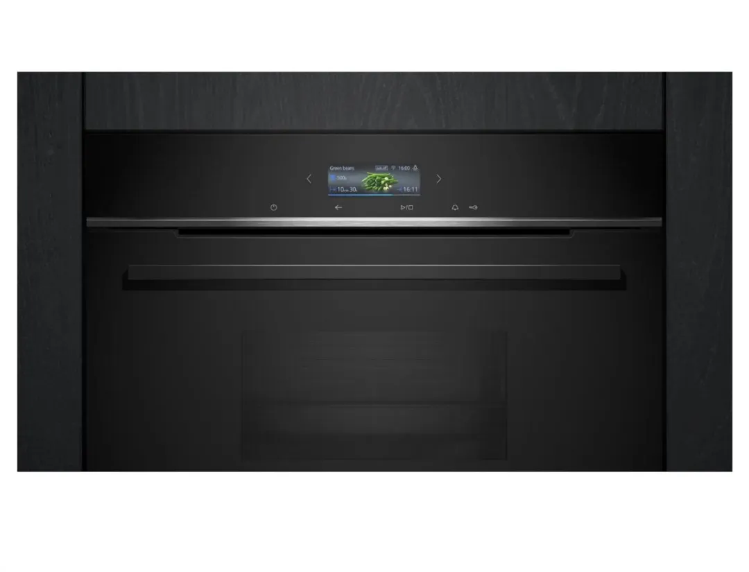 Siemens iQ700 CD714GXB1 Inbouw Stoomoven 38L - Zwart