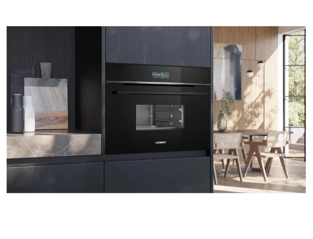 Siemens iQ700 CD714GXB1 Inbouw Stoomoven 38L - Zwart