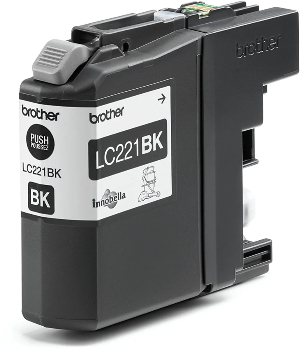 Brother LC-221BK Inktcartridge - Zwart