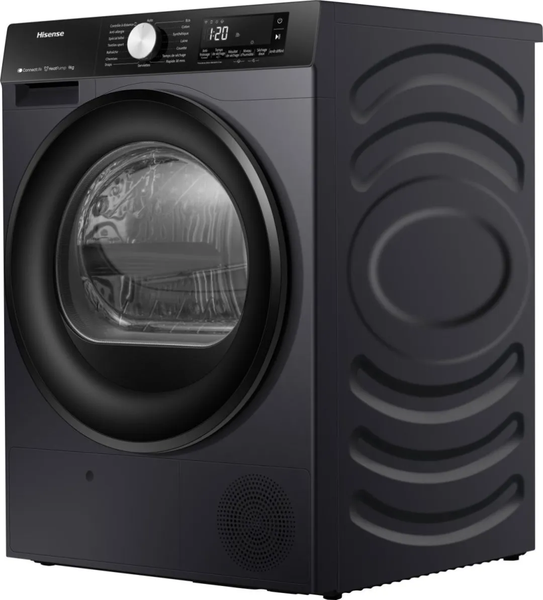Hisense DH3S902BBCC Condensdroger 9kg - Zwart