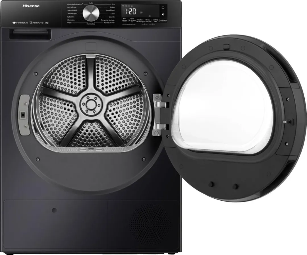 Hisense DH3S902BBCC Condensdroger 9kg - Zwart