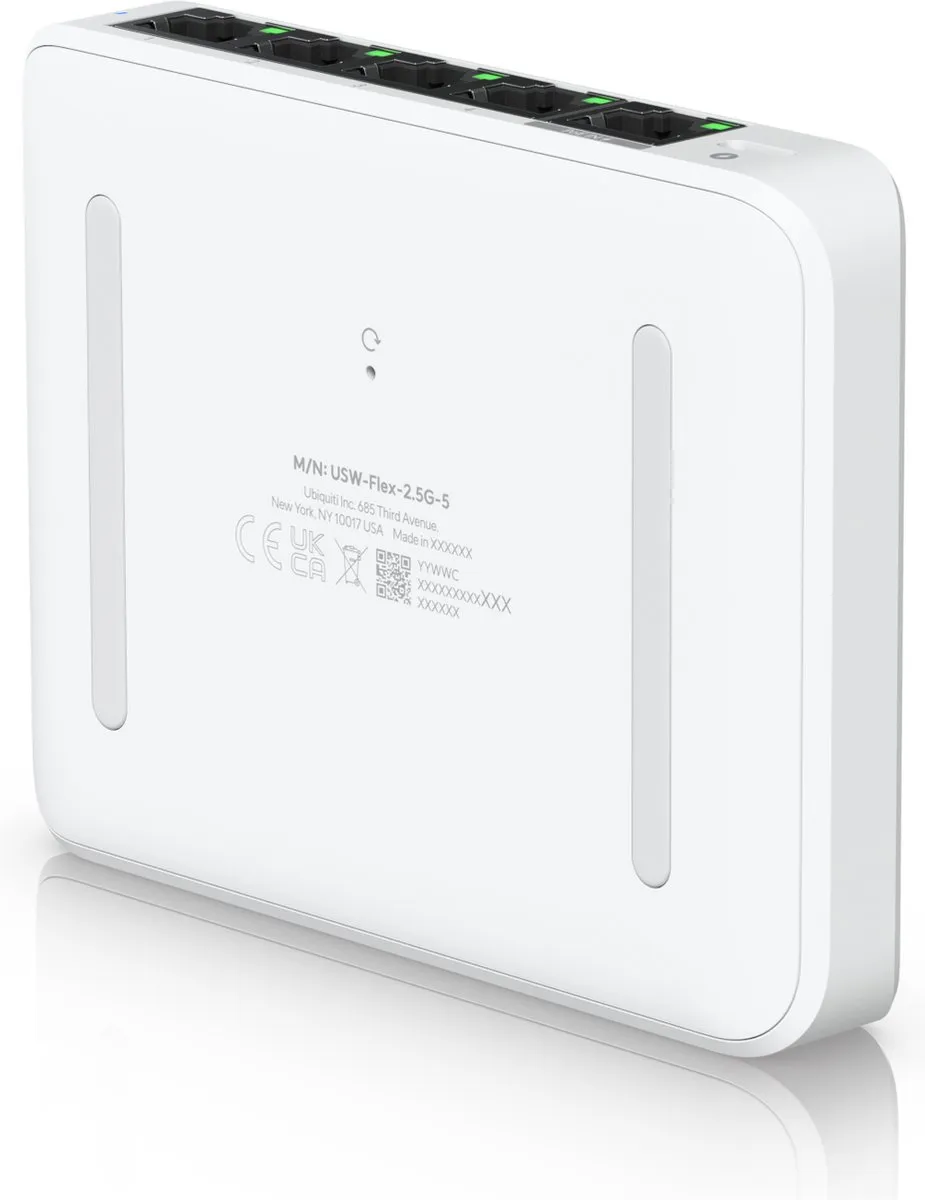 Ubiquiti UniFi USW-FLEX-2.5G-5 Netwerkswitch - 5 Poorten - Managed - PoE