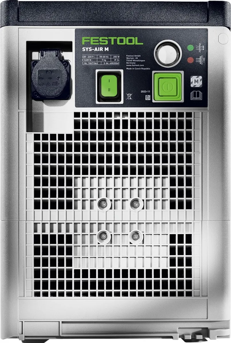 Festool SYS-AIR M Luchtreiniger 577784 - Wit/Zwart