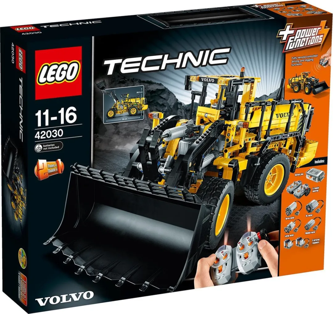 LEGO Technic Volvo L350F Wiellader 42030 - 1639 Stukken - afbeelding 2 van 6