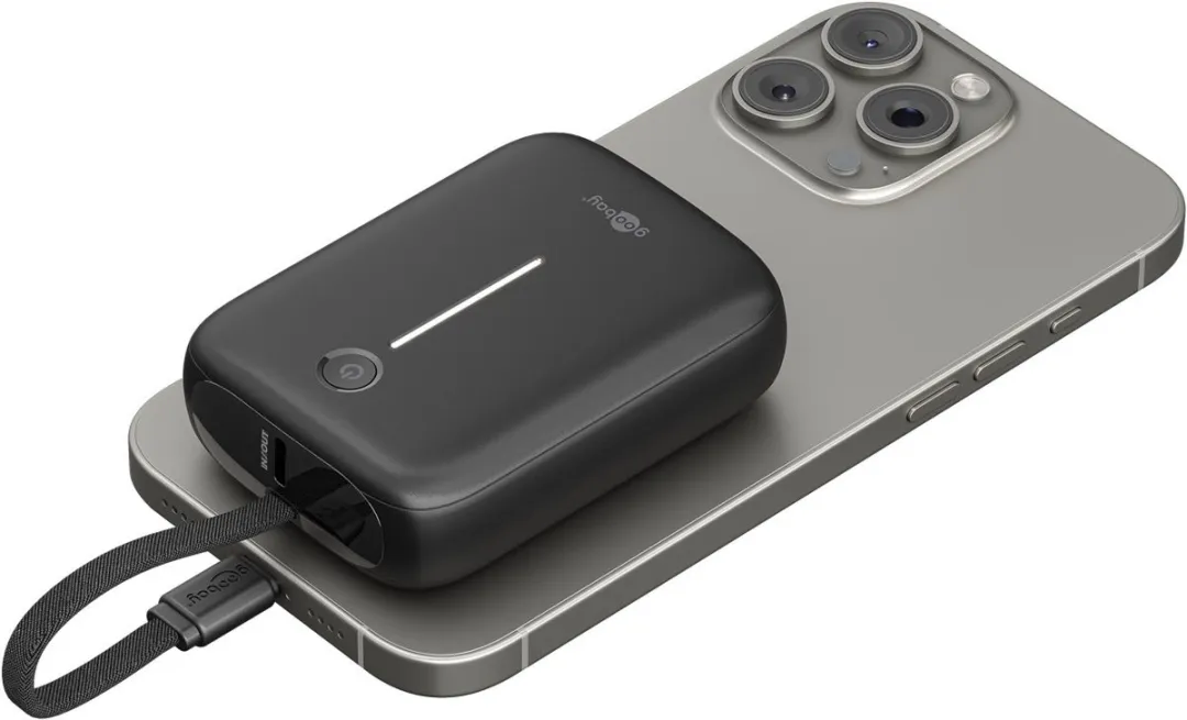 Goobay 76251 Powerbank 10.000mAh - 2x USB-C PD 20W + USB-A QC - Zwart