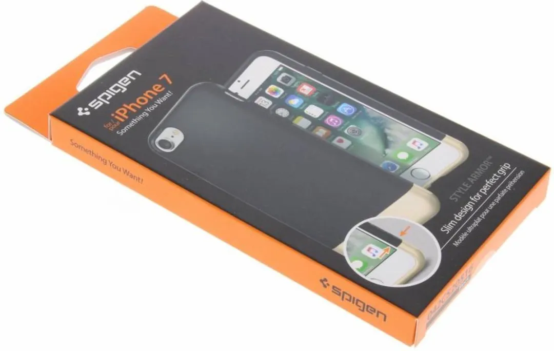 Spigen Style Armor Case iPhone 7/8 7G64632401 - Zwart - afbeelding 6 van 6