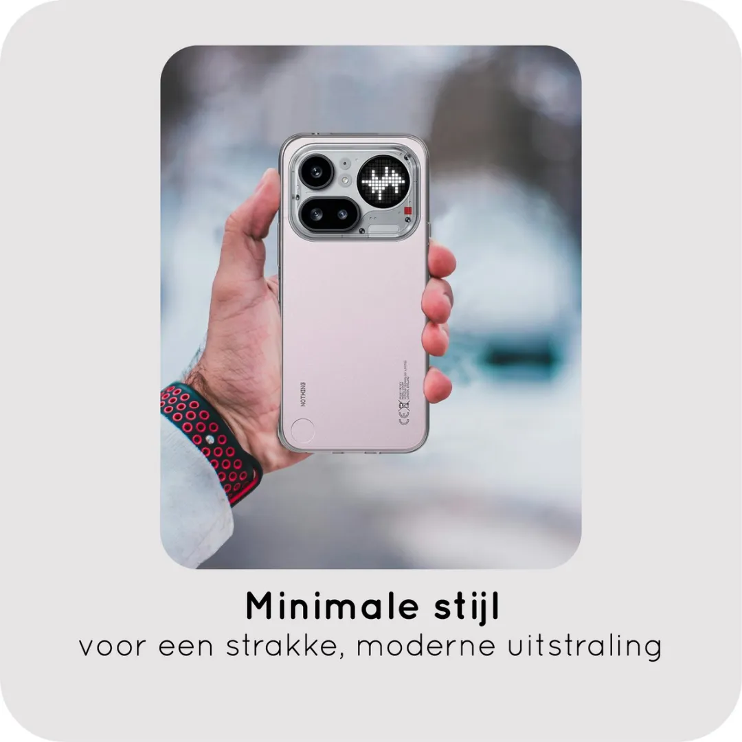 Just in Case Siliconen Hoesje Nothing Phone (4a) Pro - Transparant MNT2904KL0 - afbeelding 6 van 6