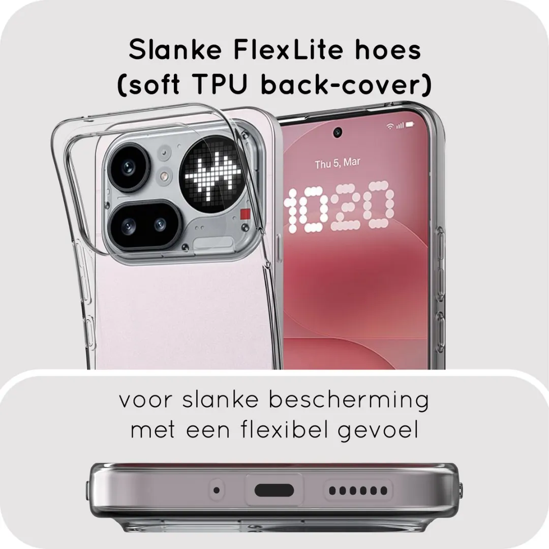 Just in Case Siliconen Hoesje Nothing Phone (4a) Pro - Transparant MNT2904KL0