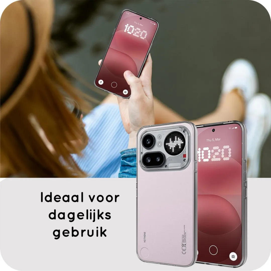 Just in Case Siliconen Hoesje Nothing Phone (4a) Pro - Transparant MNT2904KL0