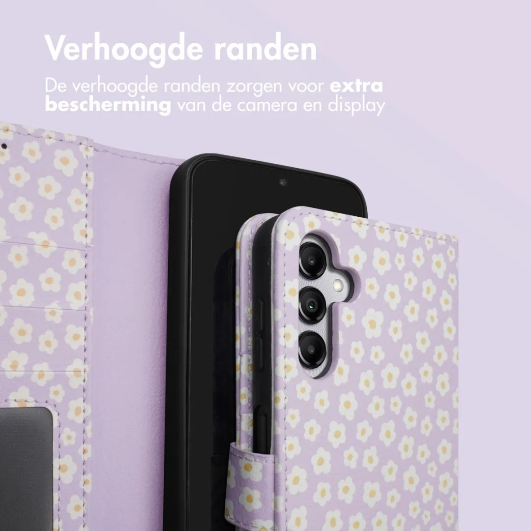 Imoshion Hoesje Samsung Galaxy A14 - White Daisy - 3 Pasjes